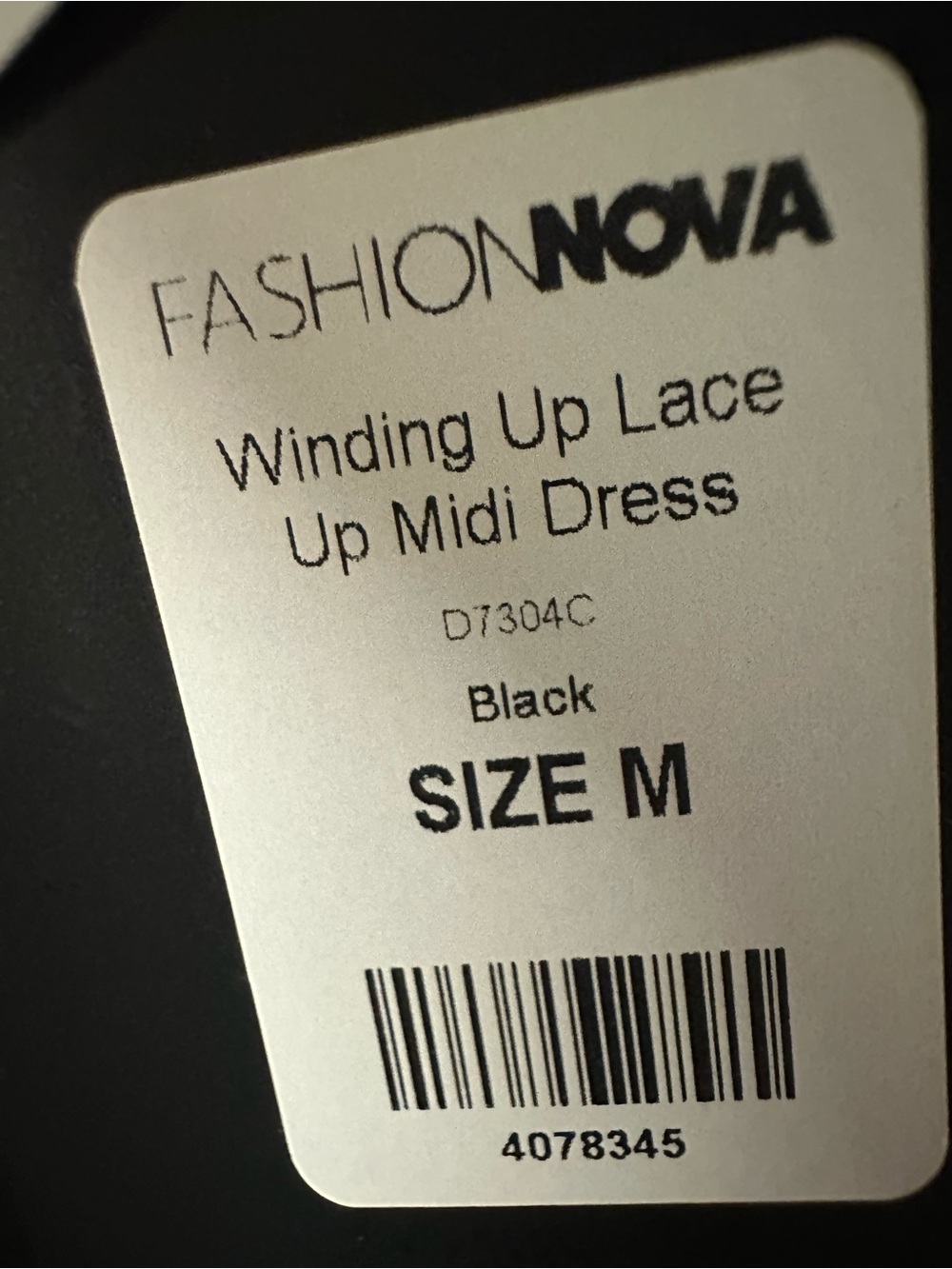 Fashion Nova Black Ruched Midi Dress - Picture 2 of 3